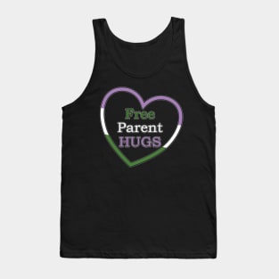 Free parent Hugs - Genderqueer Tank Top